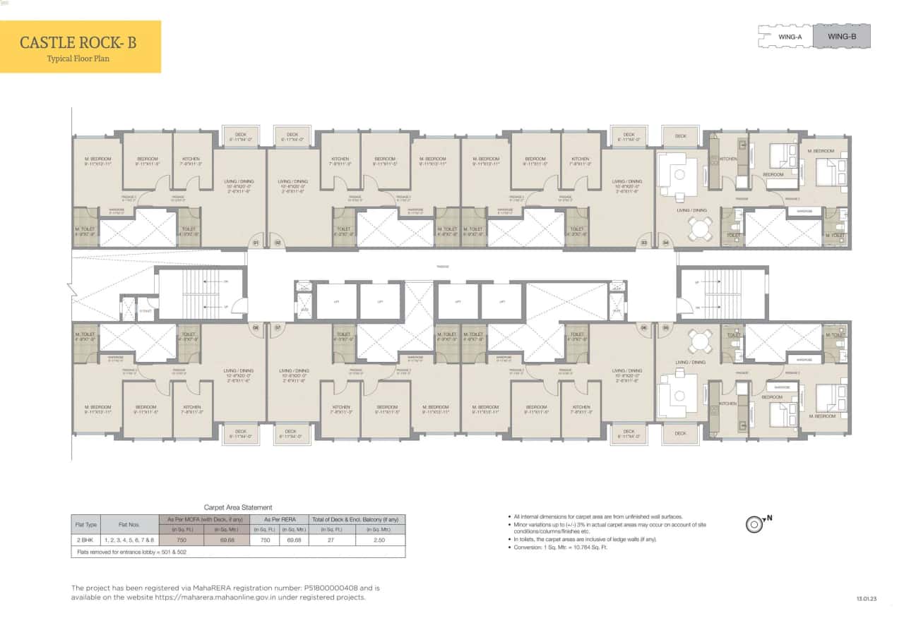 Hiranandani Castle Rock Floor plan 4