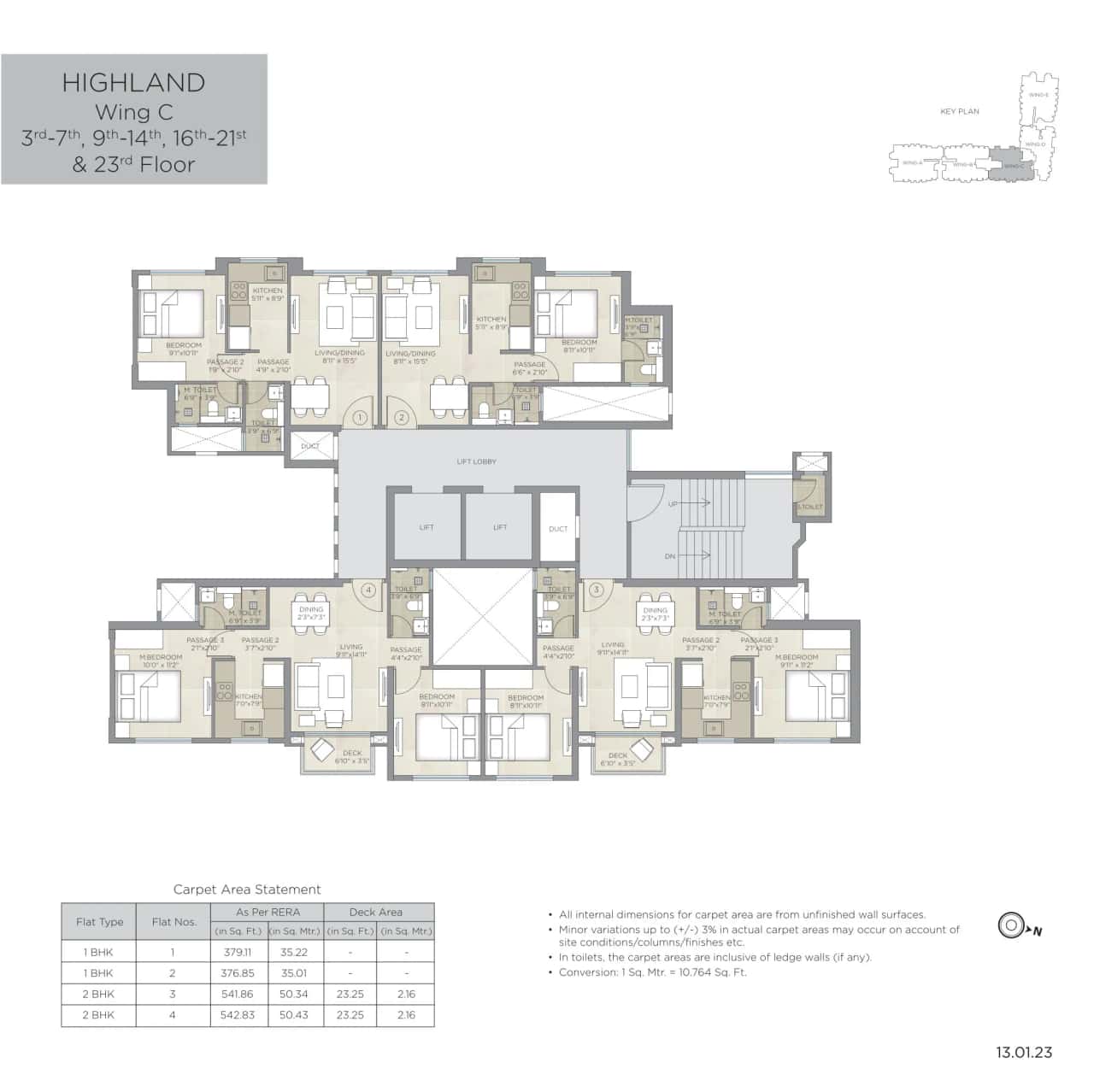 Hiranandani Highland Floor plan 2
