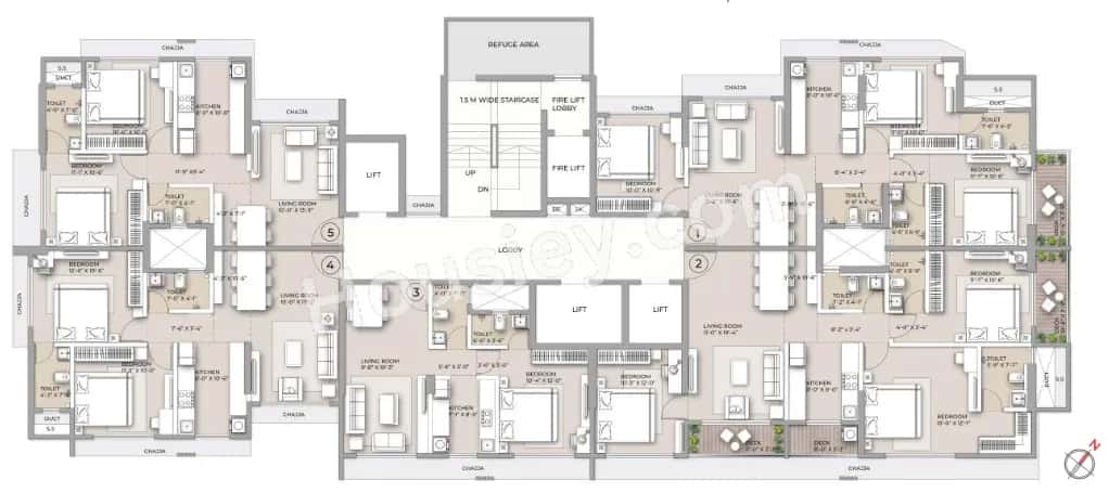 Hum Gagansagar Floor Plan
