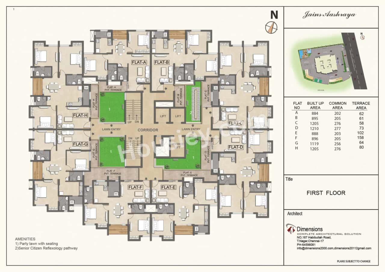 Jains Aashraya Floor plan 1