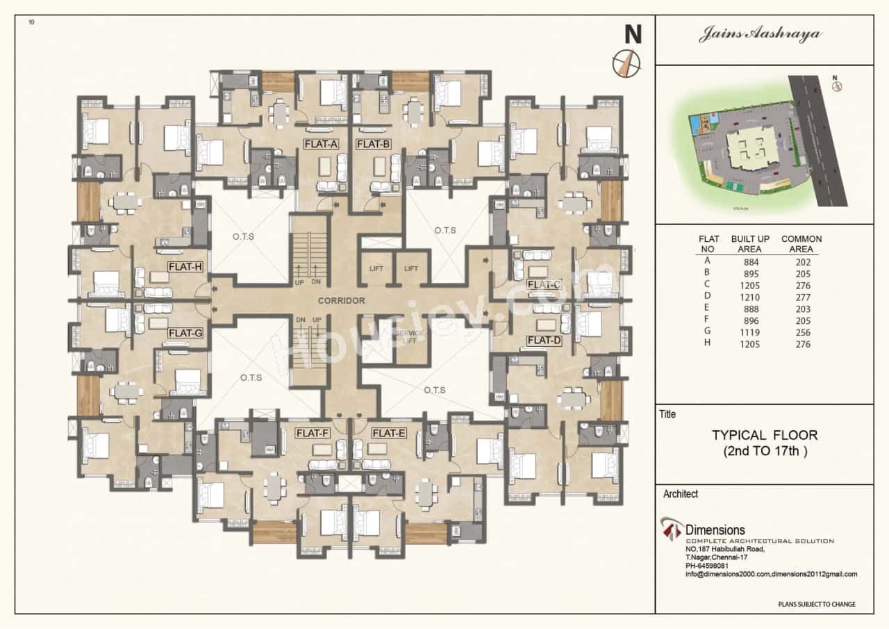 Jains Aashraya Floor plan 2