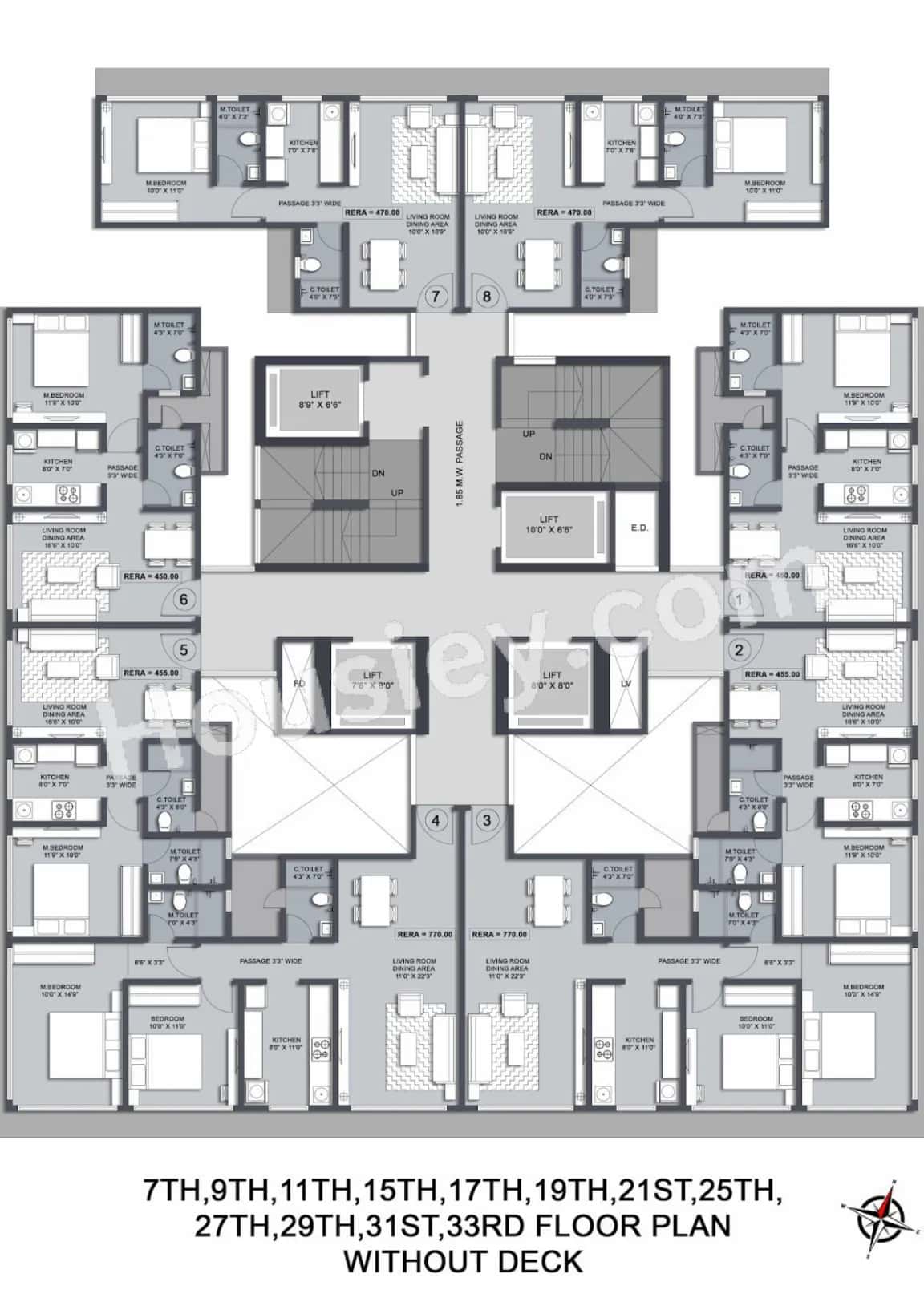 Jaydeep La Residency Floor plan 2