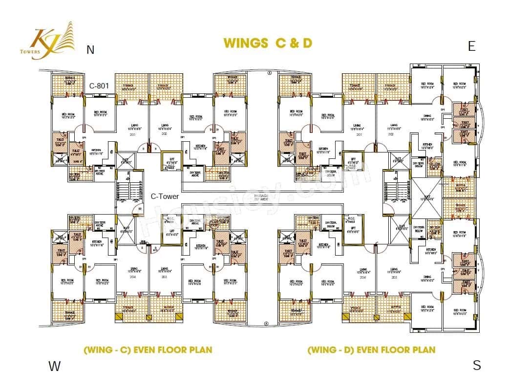 KJ Towers Floor plan 3
