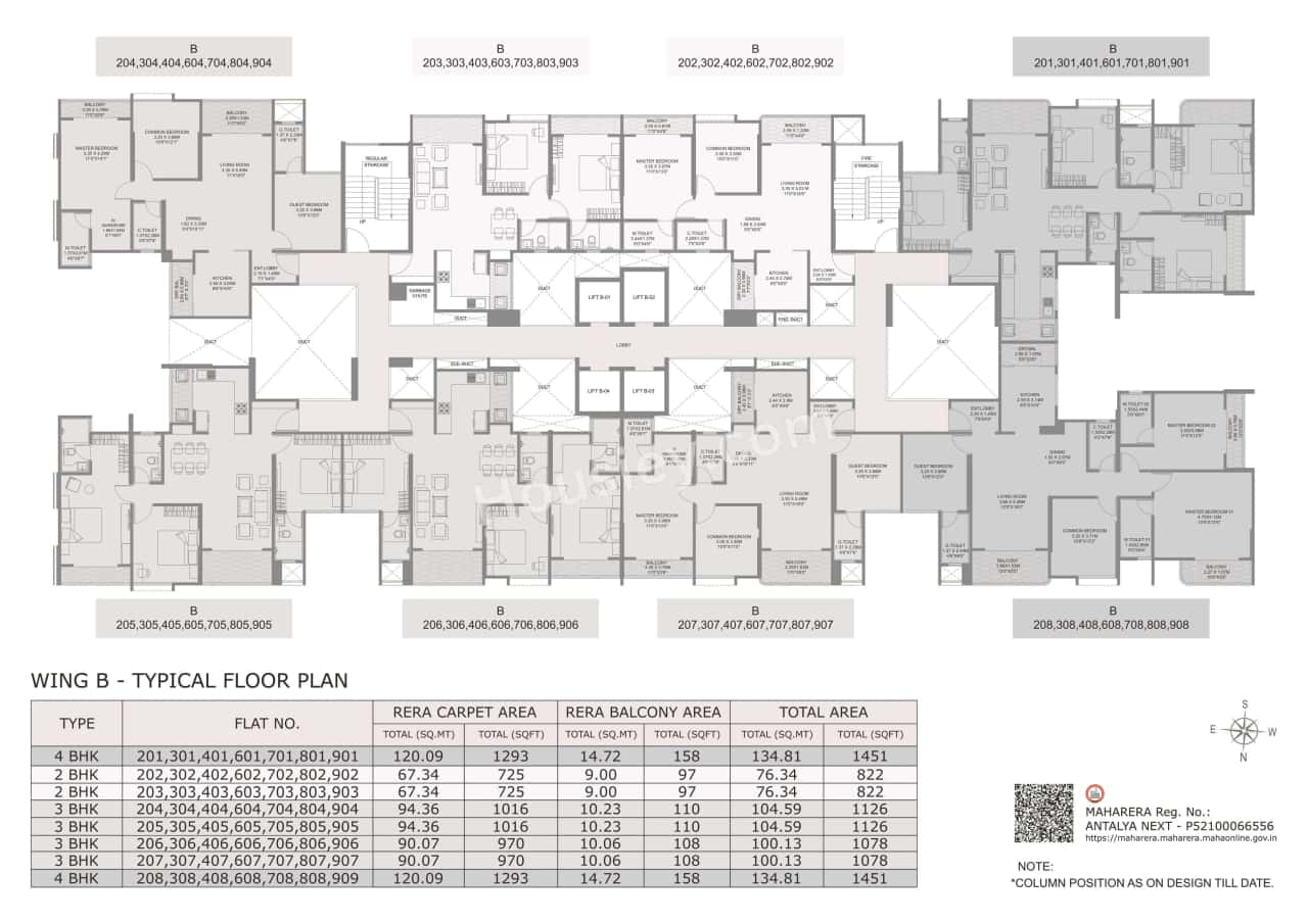 KLB 63 Tathawade Floor plan 3