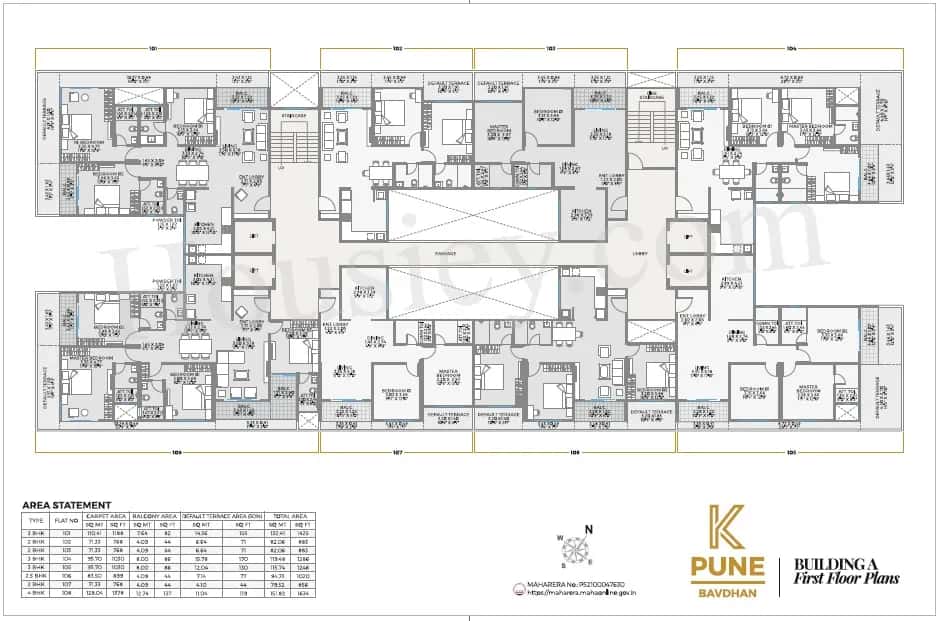 Unique K Pune Floor plan 2