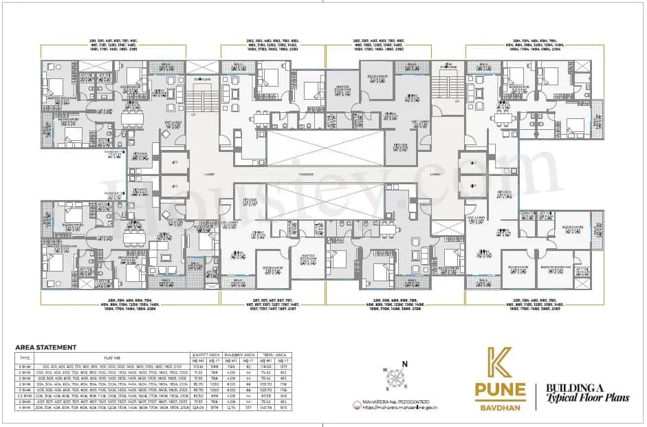 Unique K Pune Floor plan 3