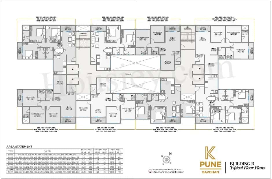 Unique K Pune Floor plan 6
