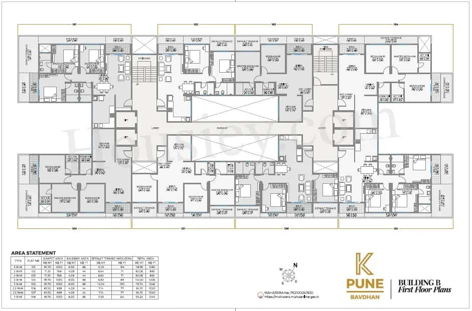 Unique K Pune Floor plan 7