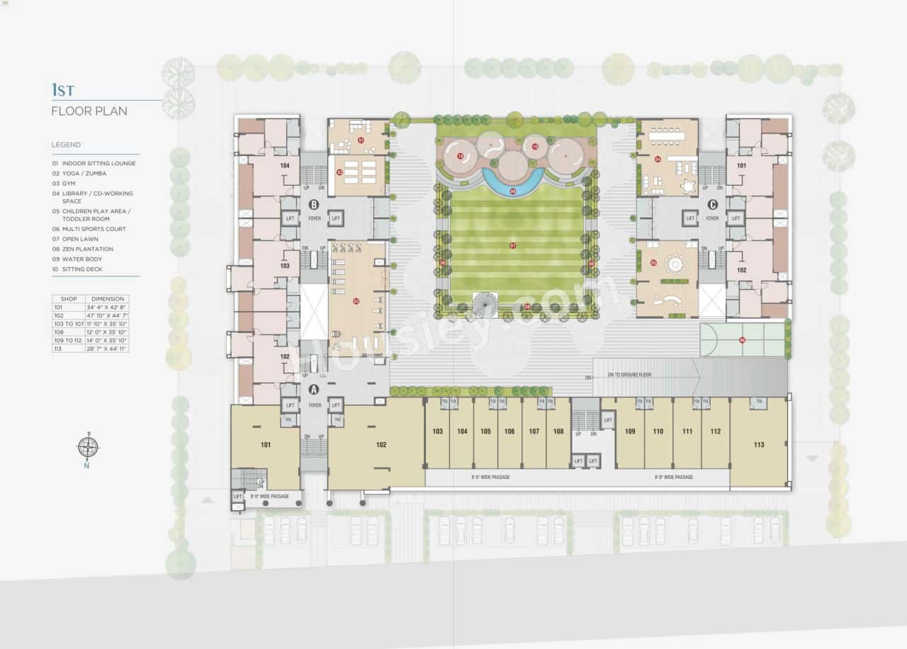 Kaavyaratna The Balcony Floor plan 2