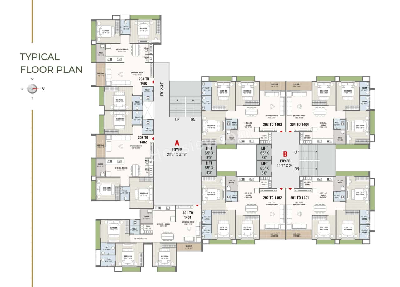 Kadamb Parisar Floor plan 2