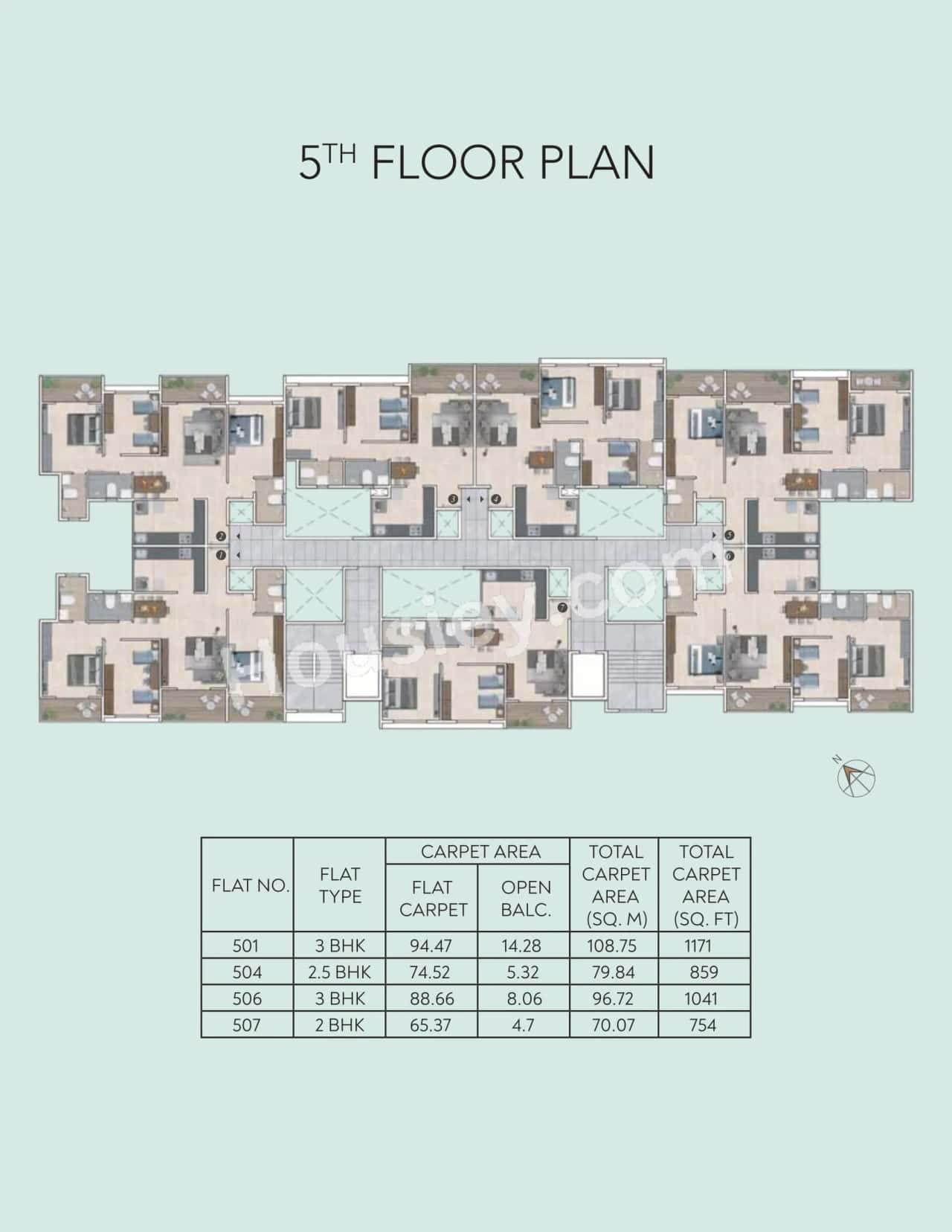 Kakade Paradise Floor plan 2