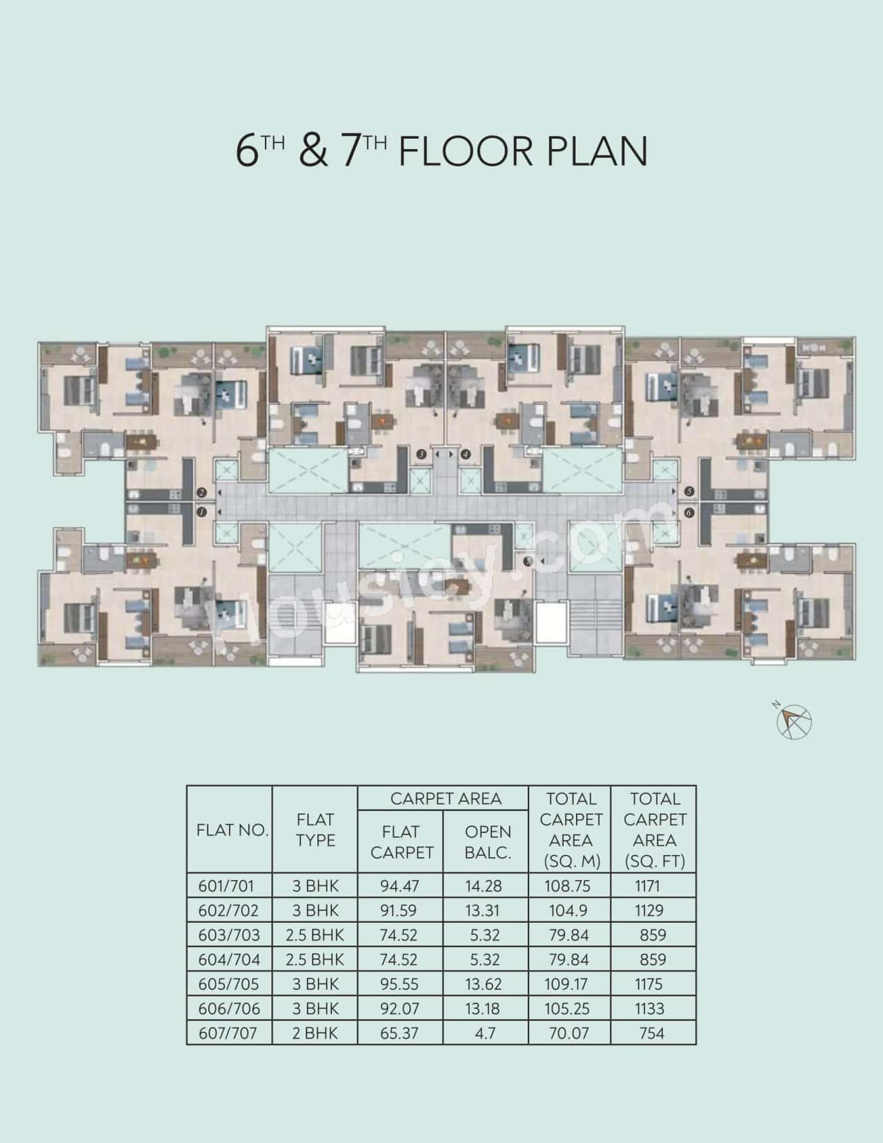 Kakade Paradise Floor plan 1