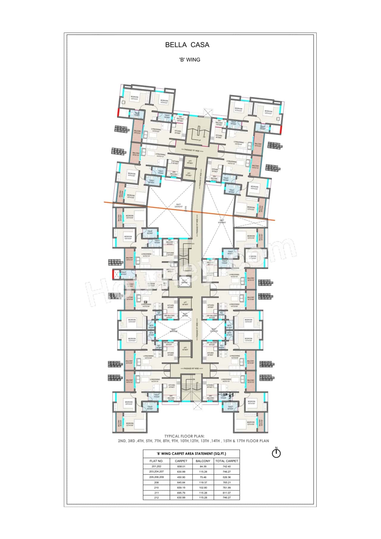 Kakkad Bella Casa Floor Plan