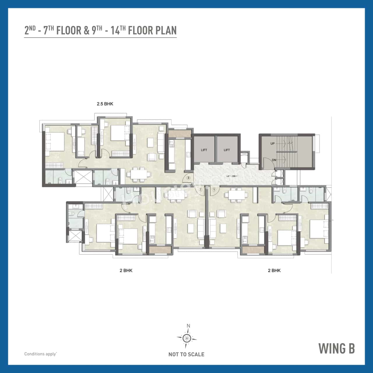 Kalpataru Bliss Floor plan 4