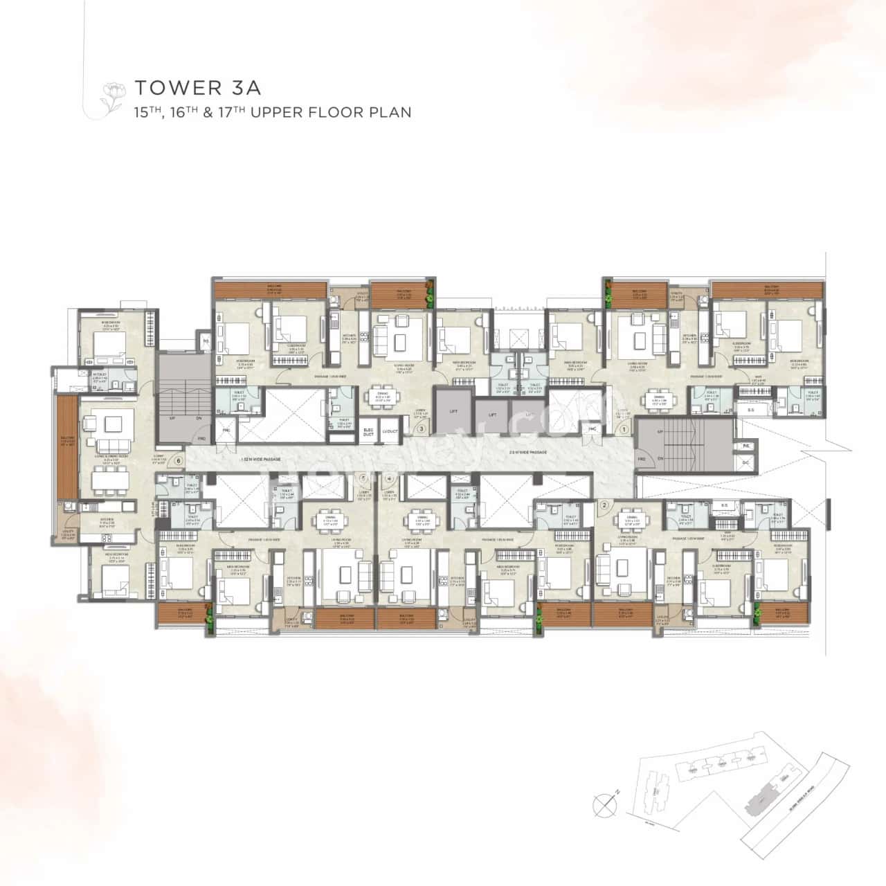 Kalpataru Blossoms Floor plan 19