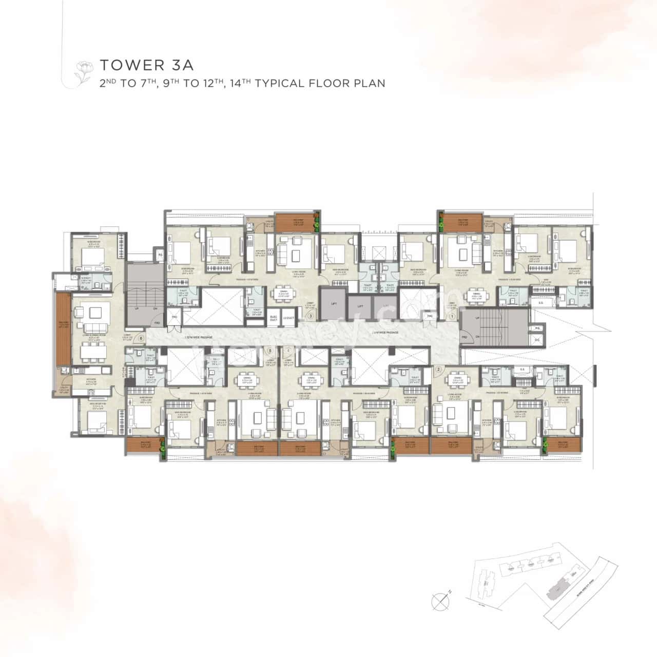 Kalpataru Blossoms Floor plan 21
