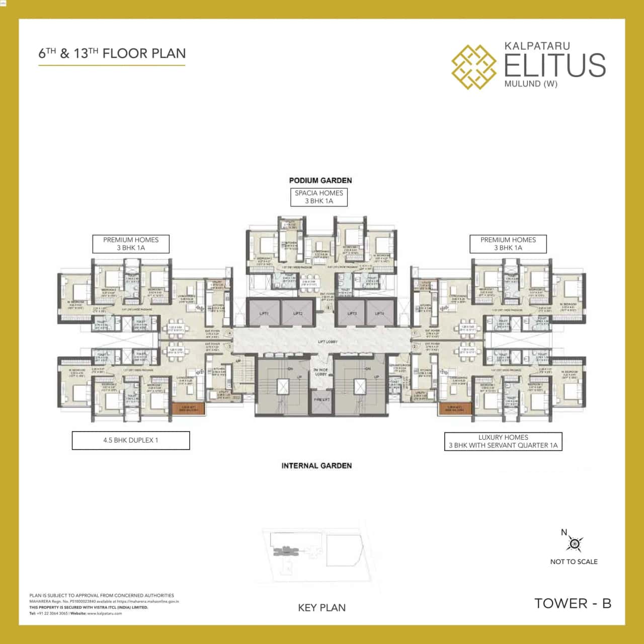 Kalpataru Elitus Floor plan 1