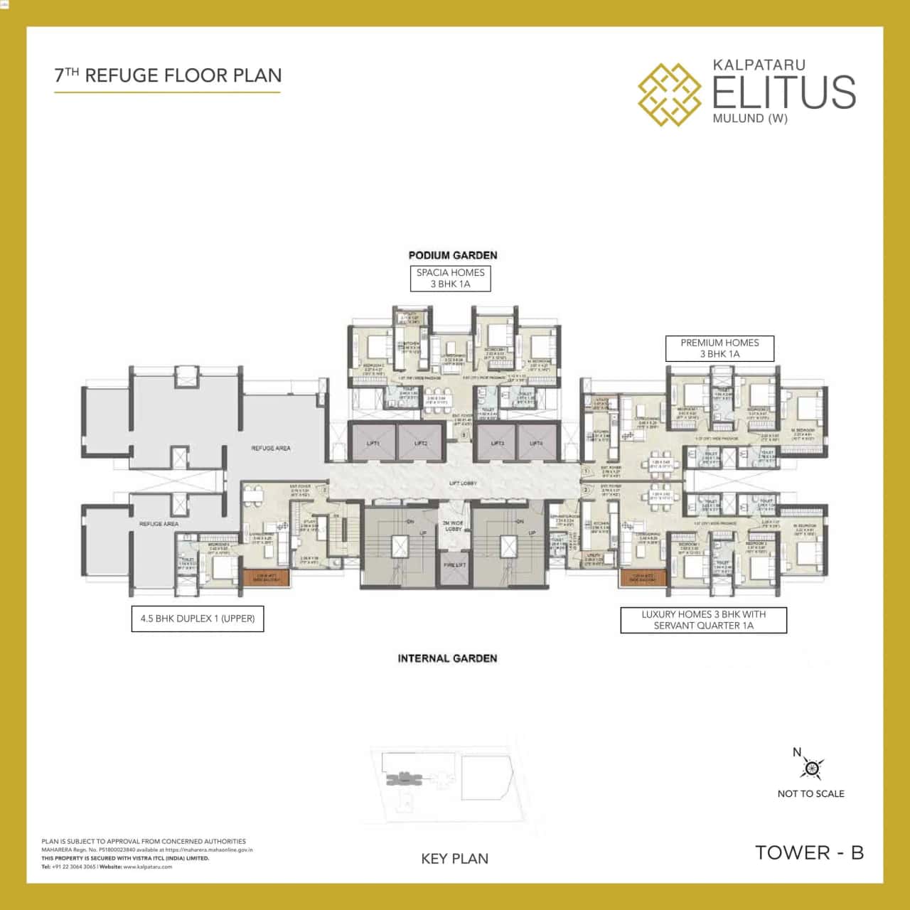 Kalpataru Elitus Floor plan 3