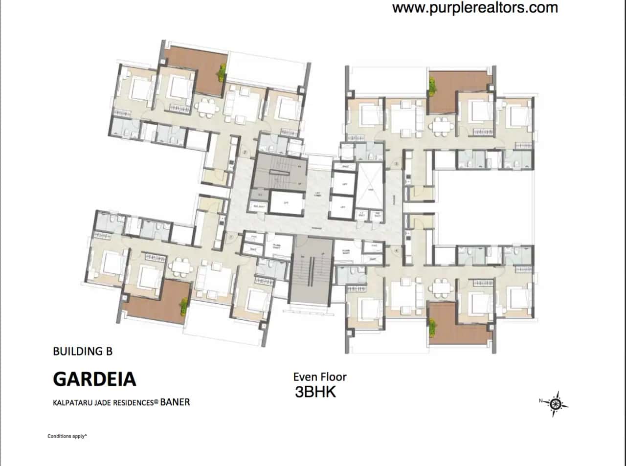 Kalpataru Jade Floor plan 1
