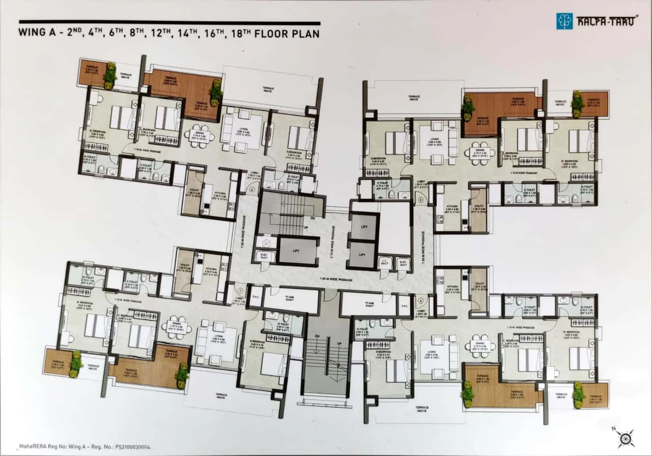 Kalpataru Jade Floor plan 3