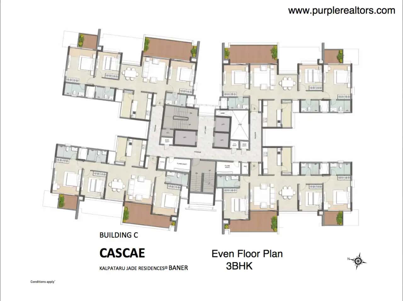Kalpataru Jade Floor plan 5