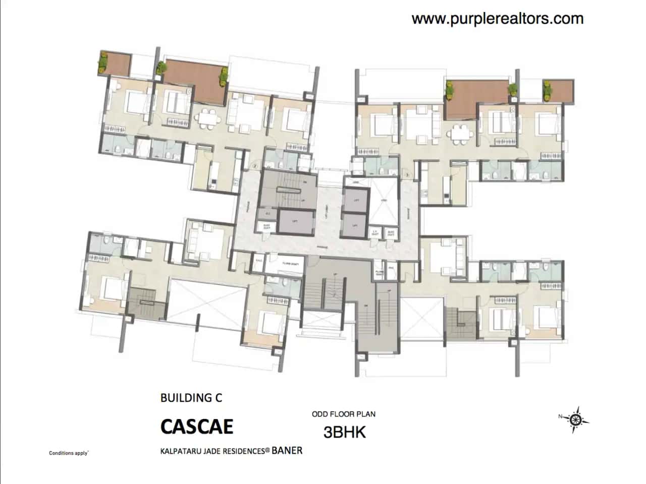 Kalpataru Jade Floor plan 6