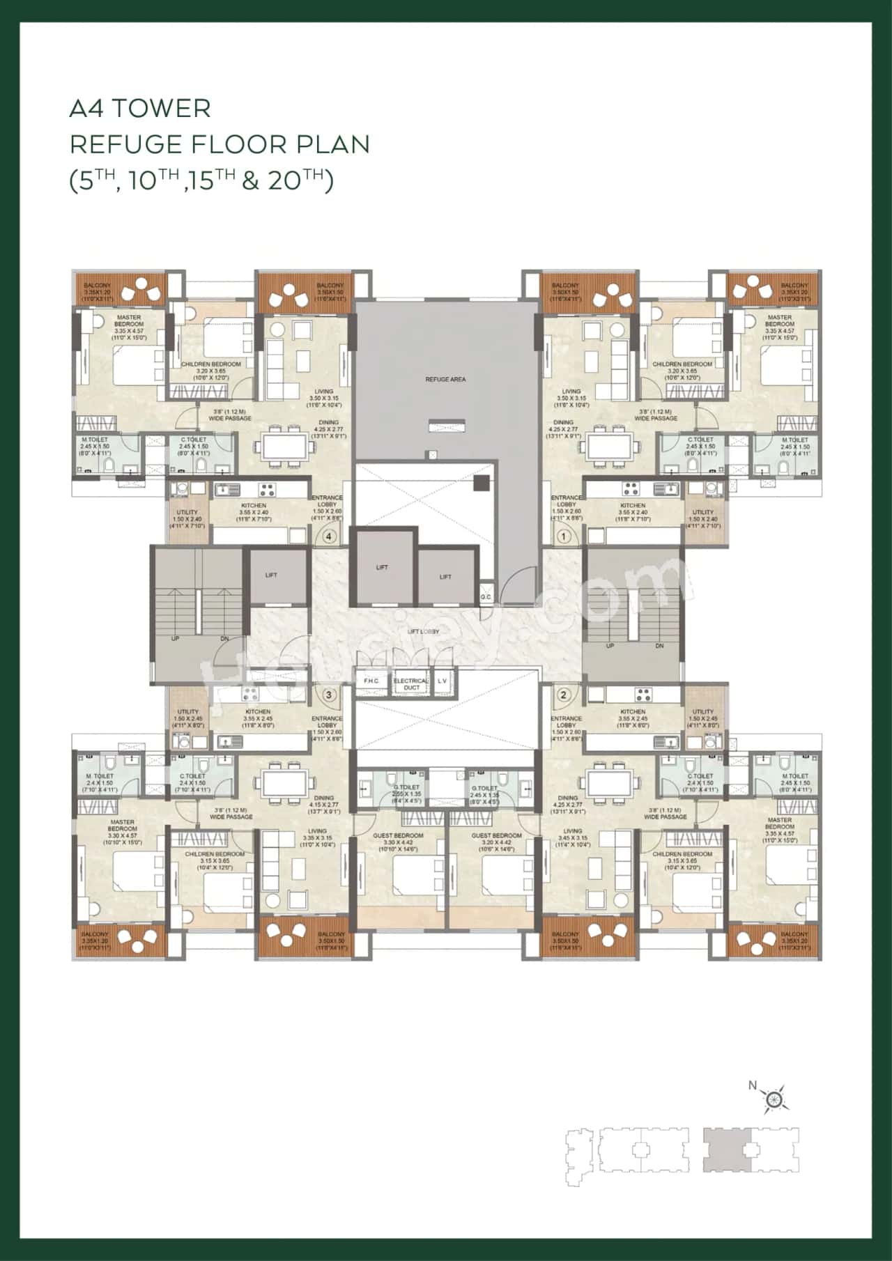 Kalpataru Jade Skyline Floor plan 9