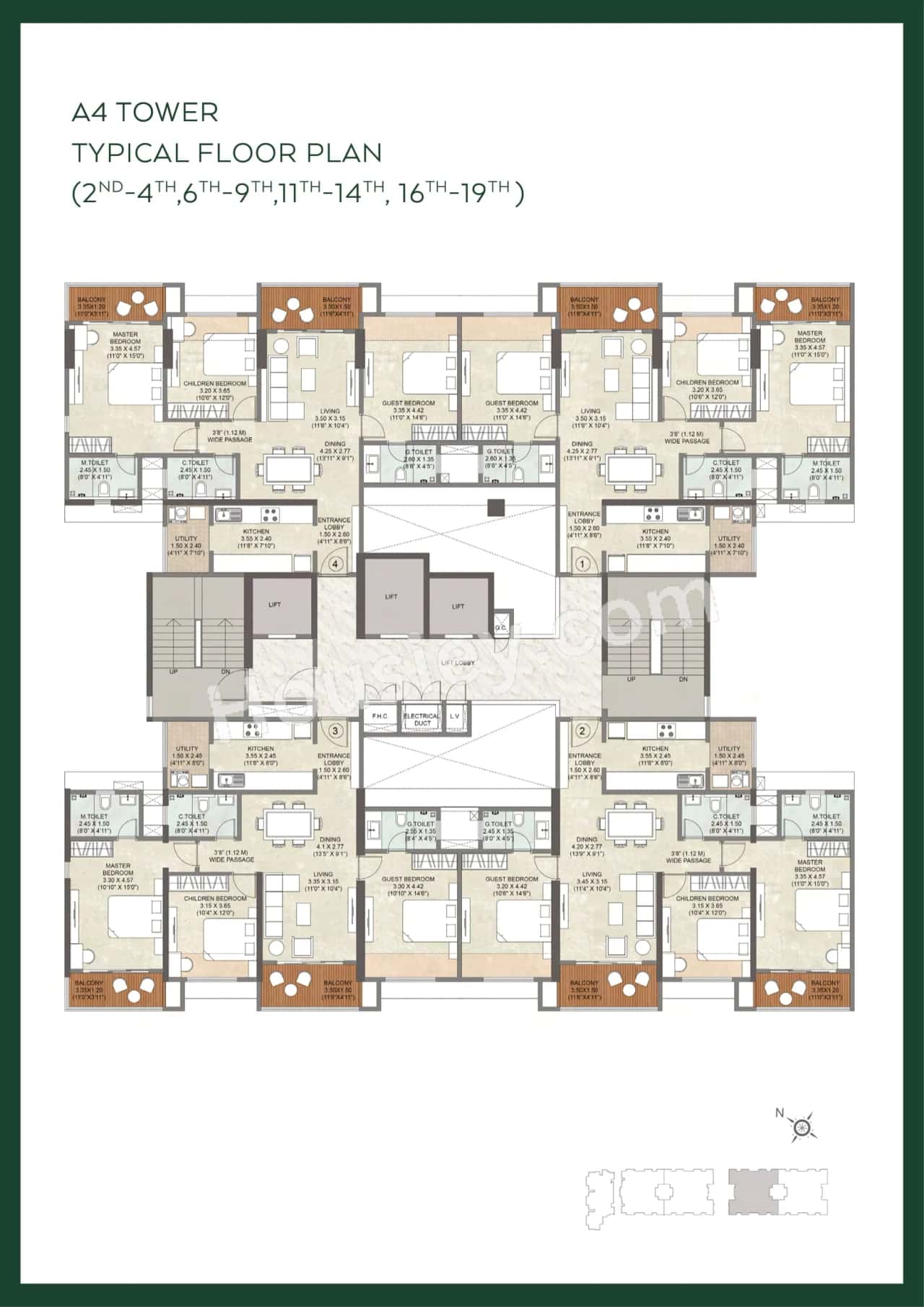 Kalpataru Jade Skyline Floor plan 10