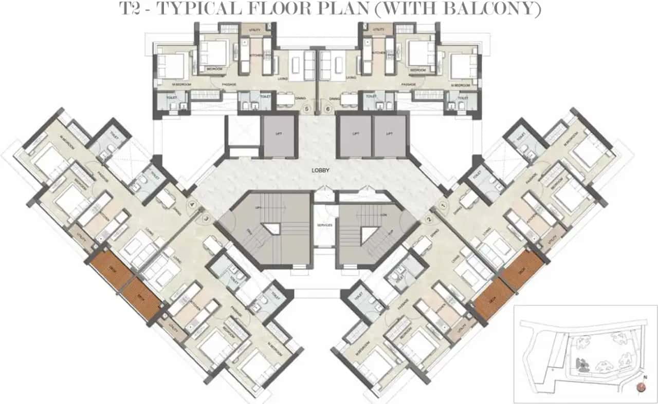 Kalpataru Paramount Floor plan 2