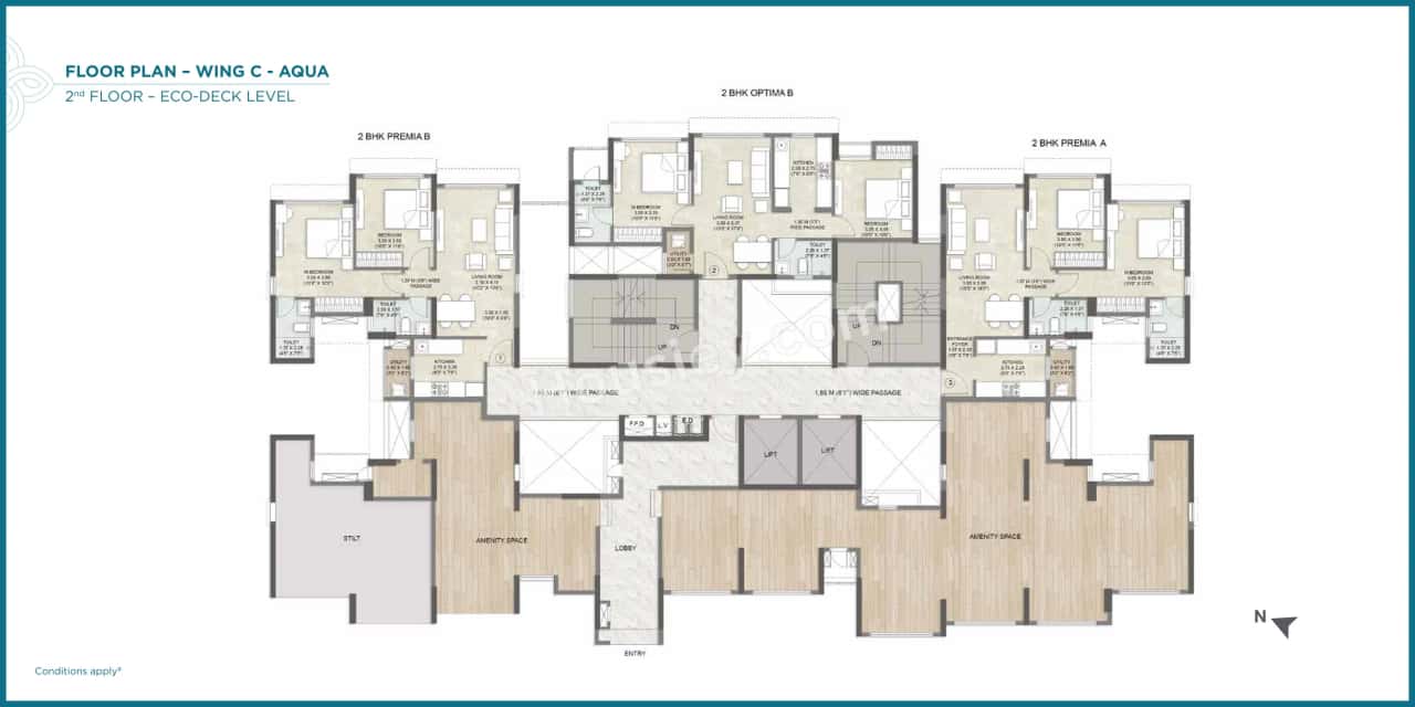 Kalpataru Park Riviera Floor plan 1