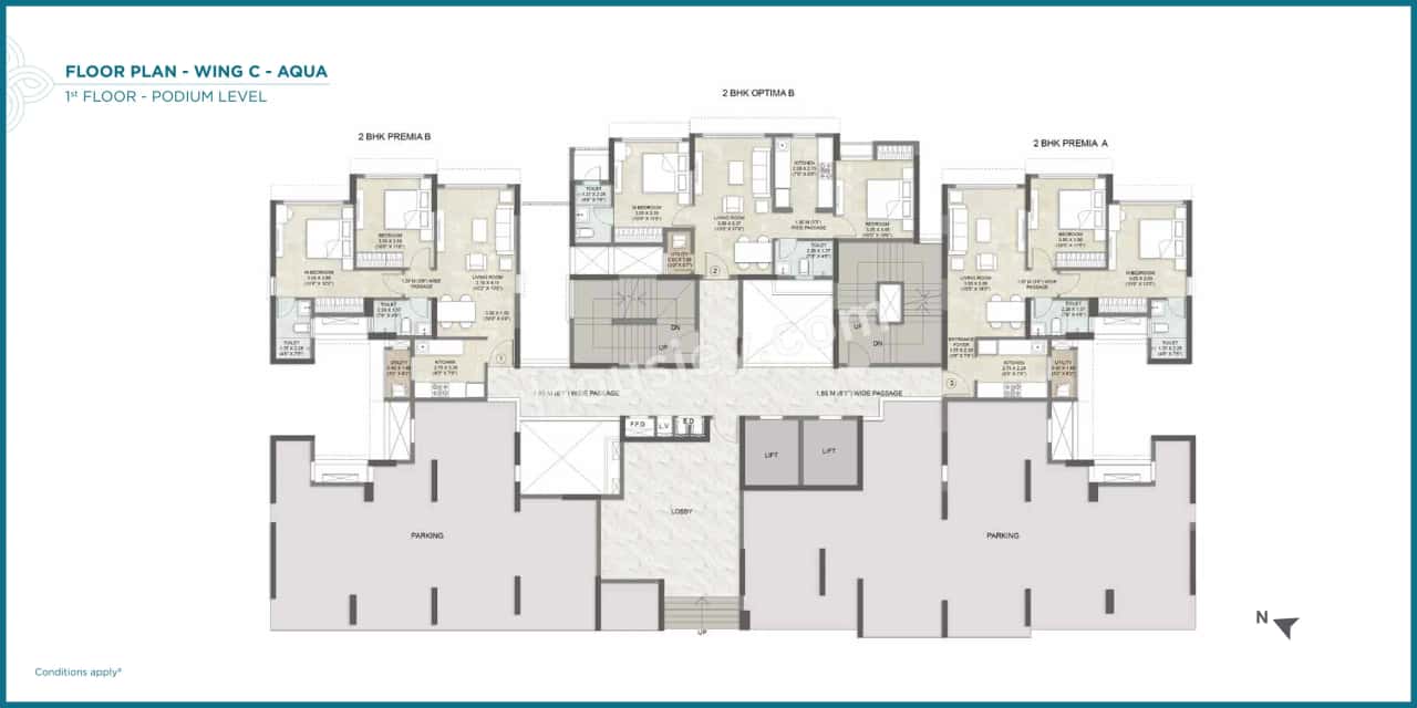 Kalpataru Park Riviera Floor plan 2