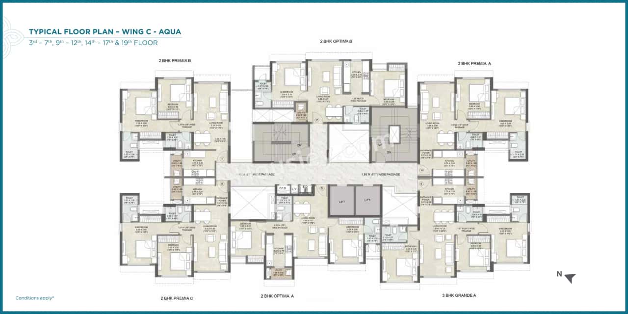 Kalpataru Park Riviera Floor plan 4