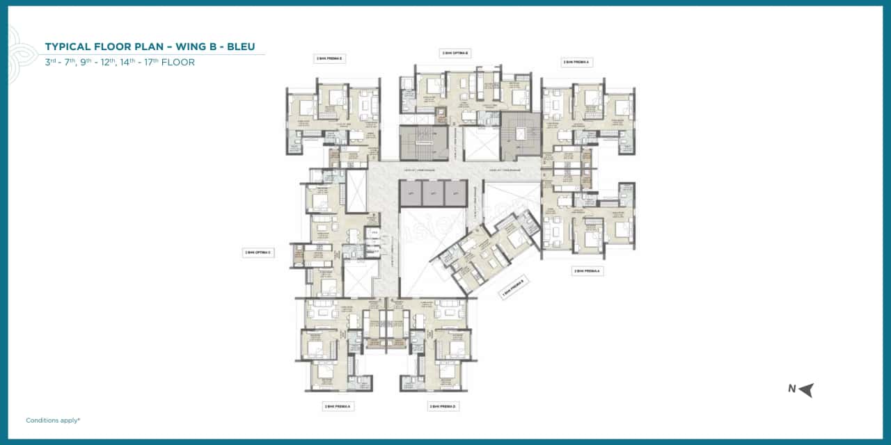Kalpataru Park Riviera Floor plan 12