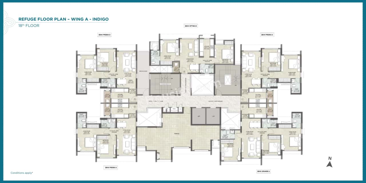 Kalpataru Park Riviera Floor plan 17