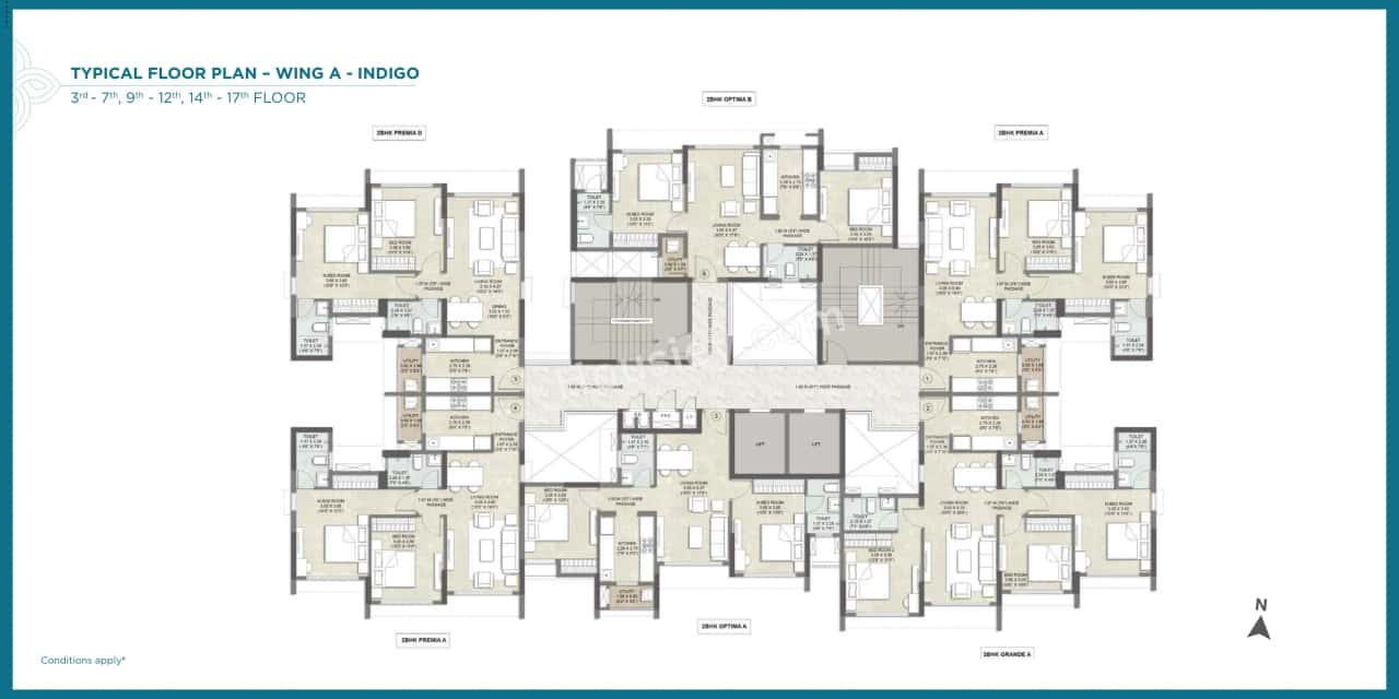Kalpataru Park Riviera Floor plan 18