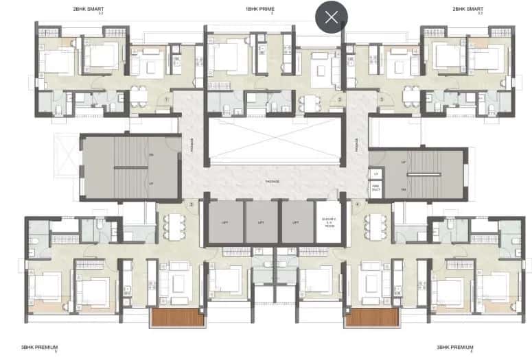 Kalpataru Parkcity Eternia Floor plan 1