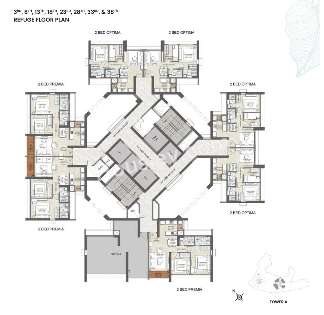 Kalpataru Primera Floor plan 2