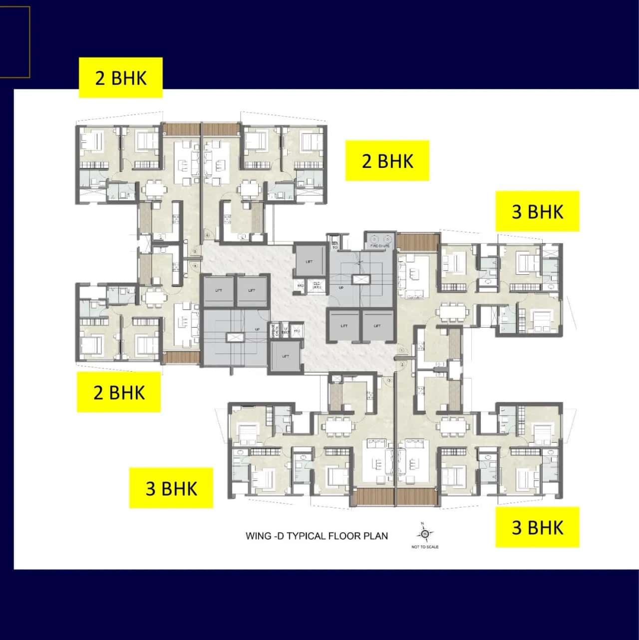 Kalpataru Radiance Floor plan 4