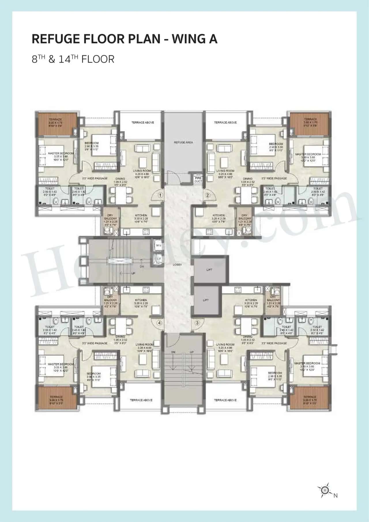 Kalpataru Serenity Floor plan 2