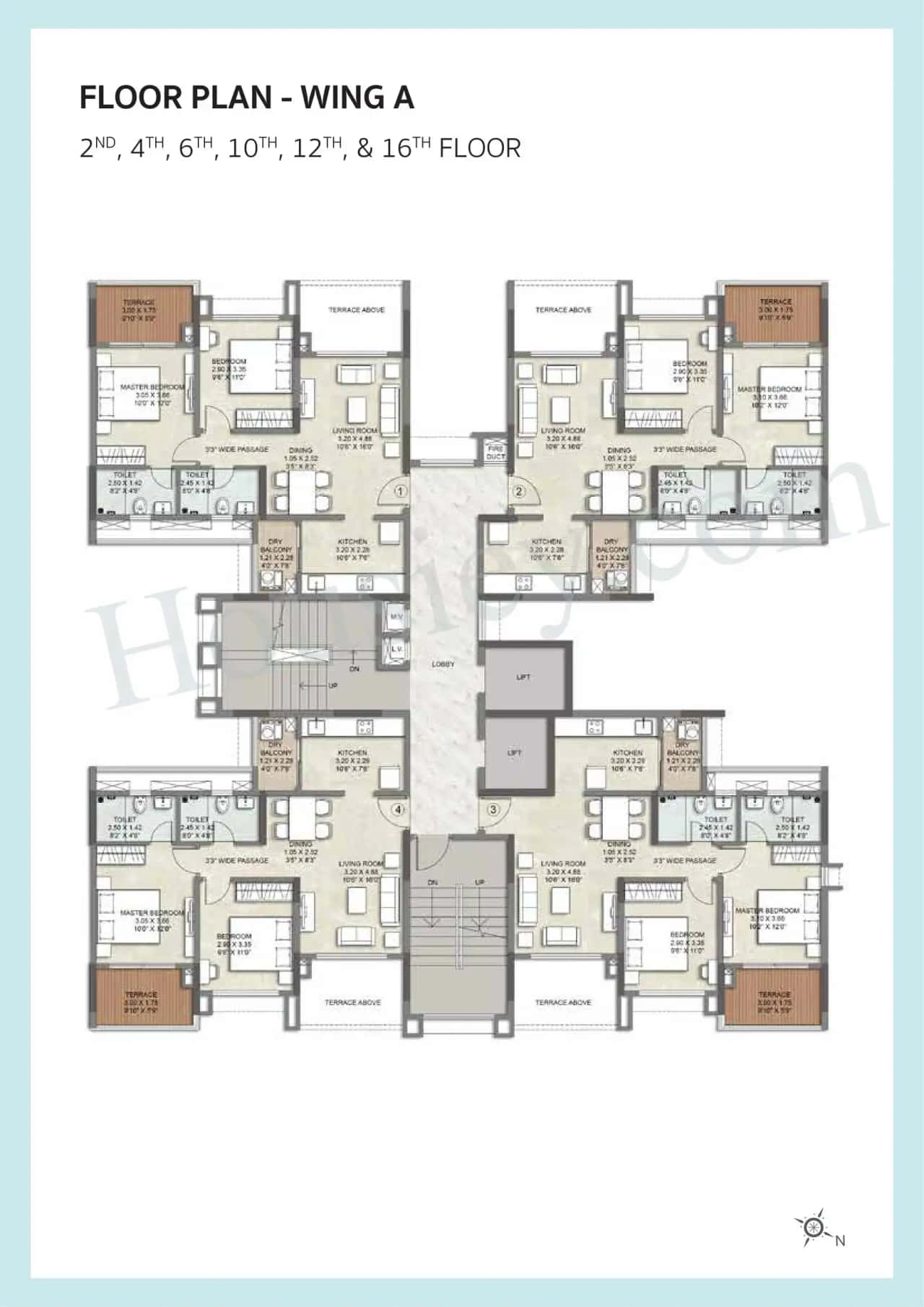Kalpataru Serenity Floor plan 1