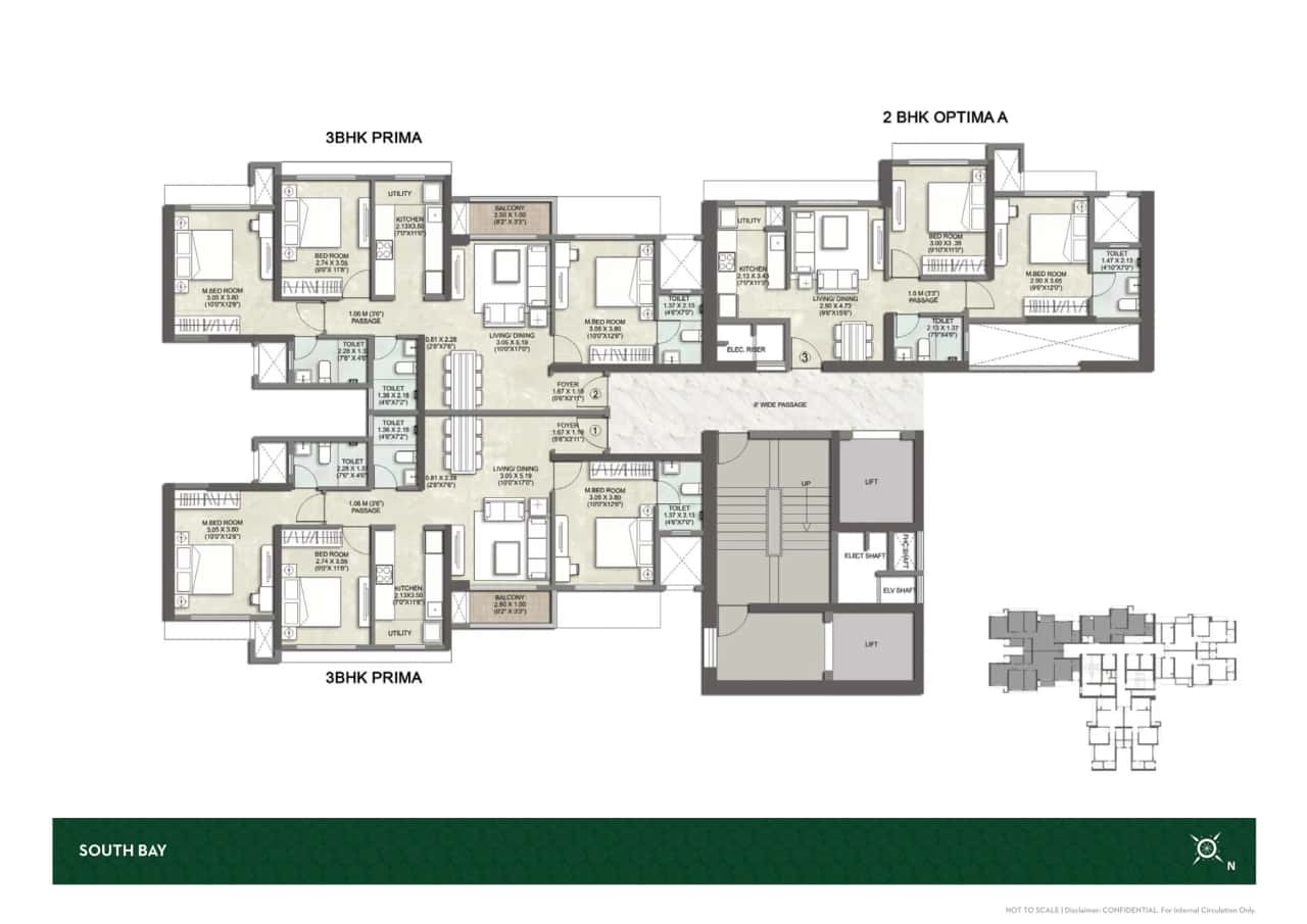 Kalpataru Srishti Namaah Floor plan 3