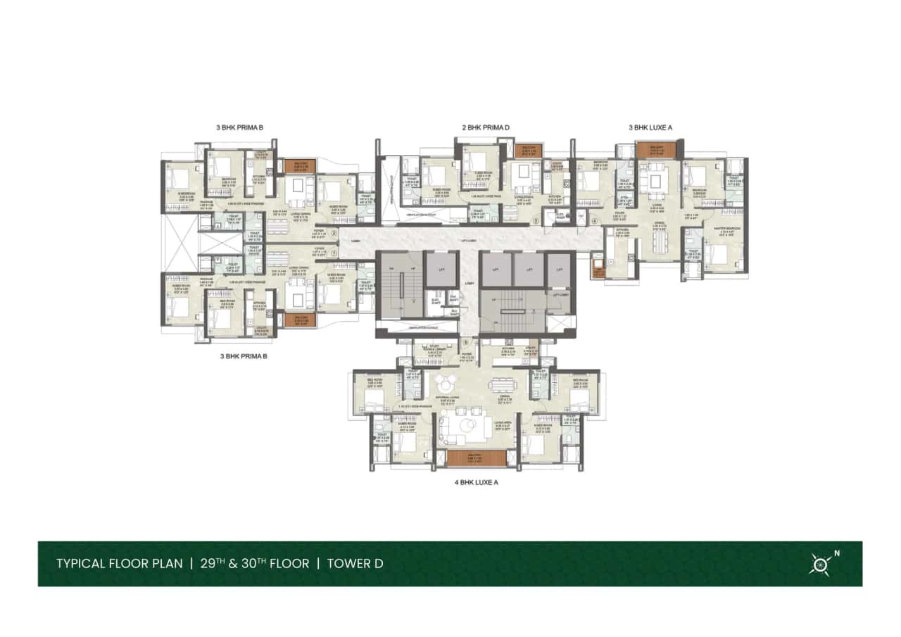 Kalpataru Srishti Namaah Floor plan 14