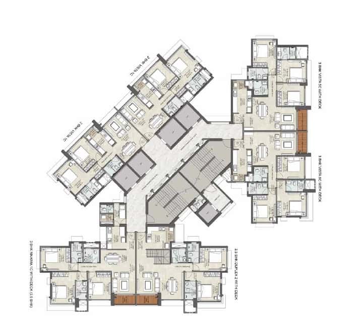 Kalpataru Vienta Floor plan 3