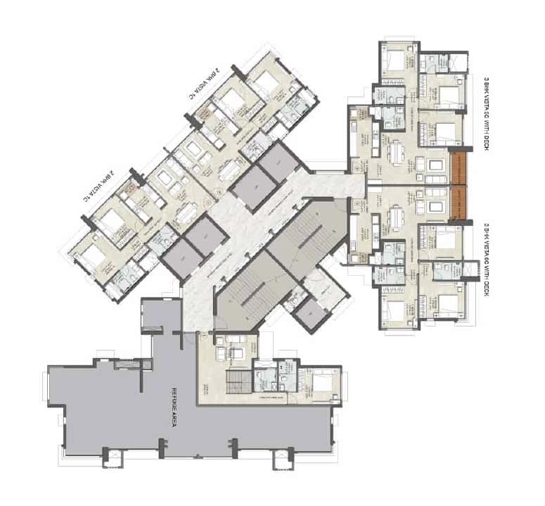 Kalpataru Vienta Floor plan 1