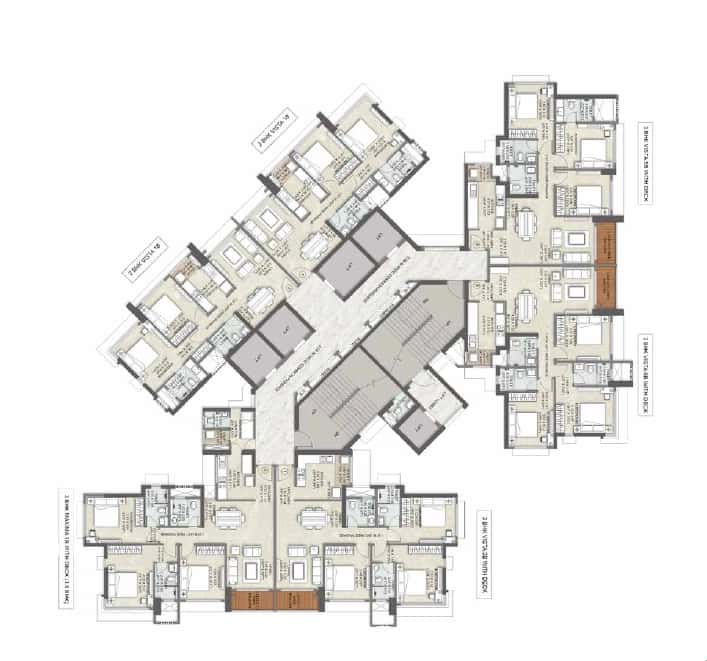 Kalpataru Vienta Floor plan 2