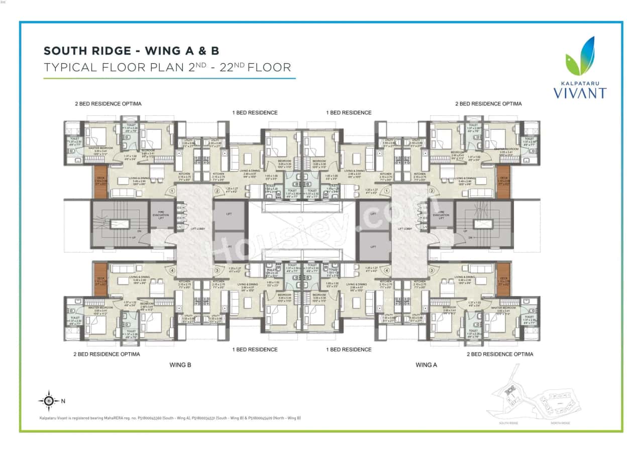 Kalpataru Vivant Floor plan 1