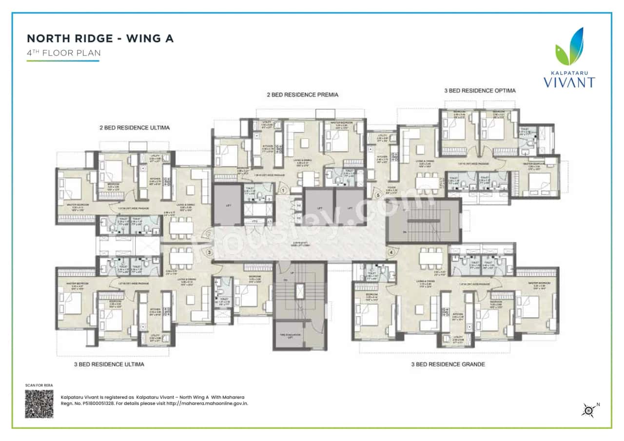 Kalpataru Vivant Floor plan 2