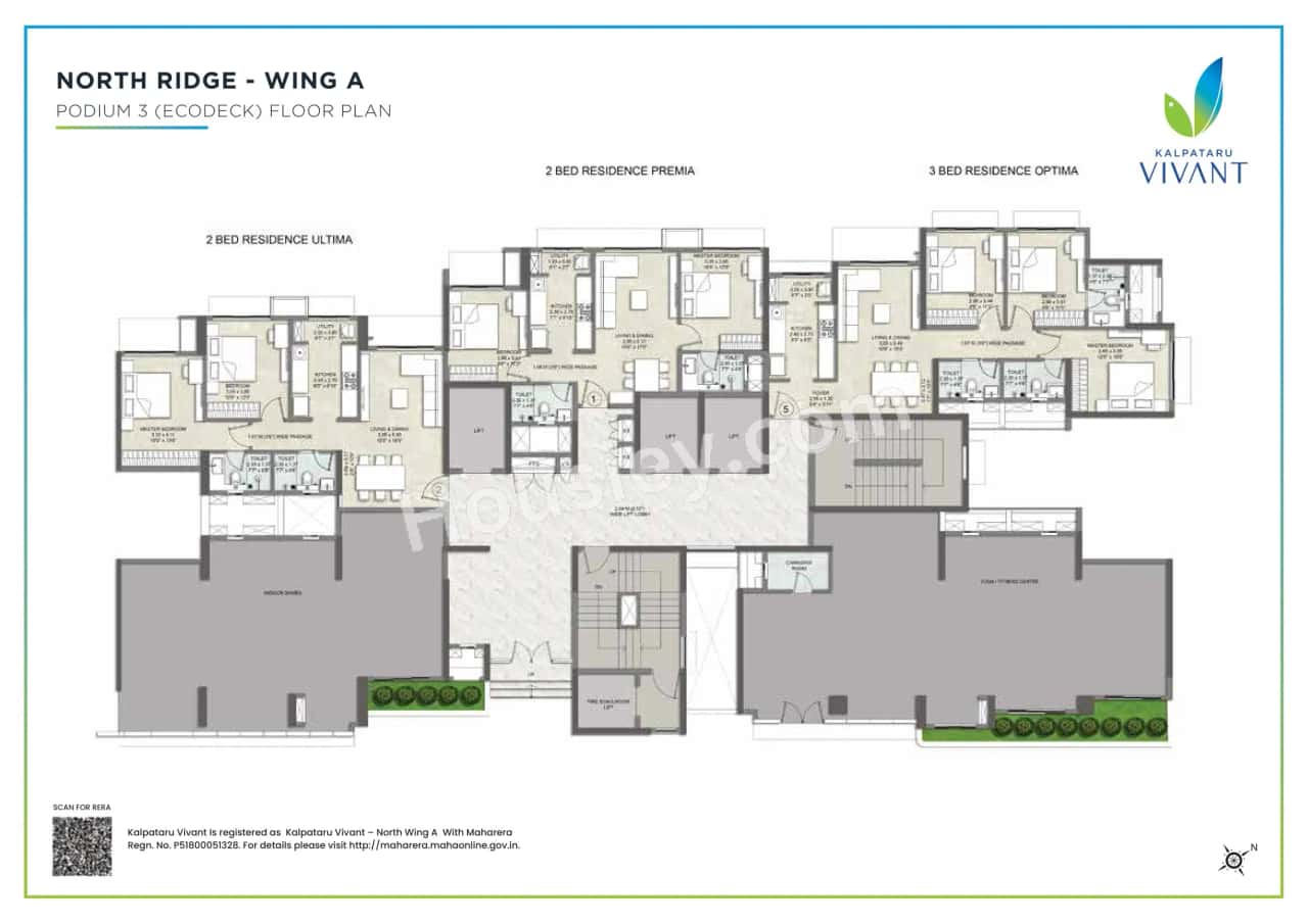 Kalpataru Vivant Floor plan 4