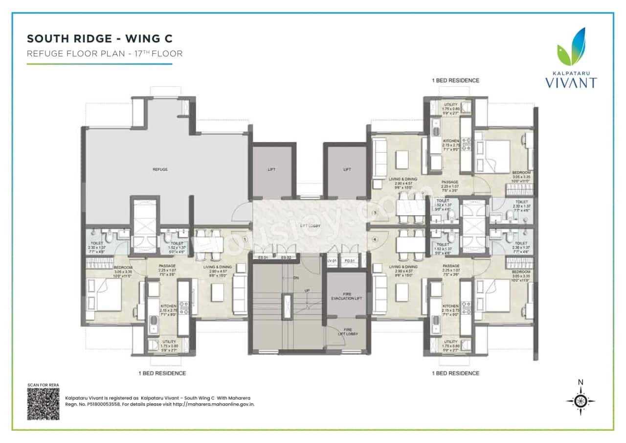 Kalpataru Vivant Floor plan 7