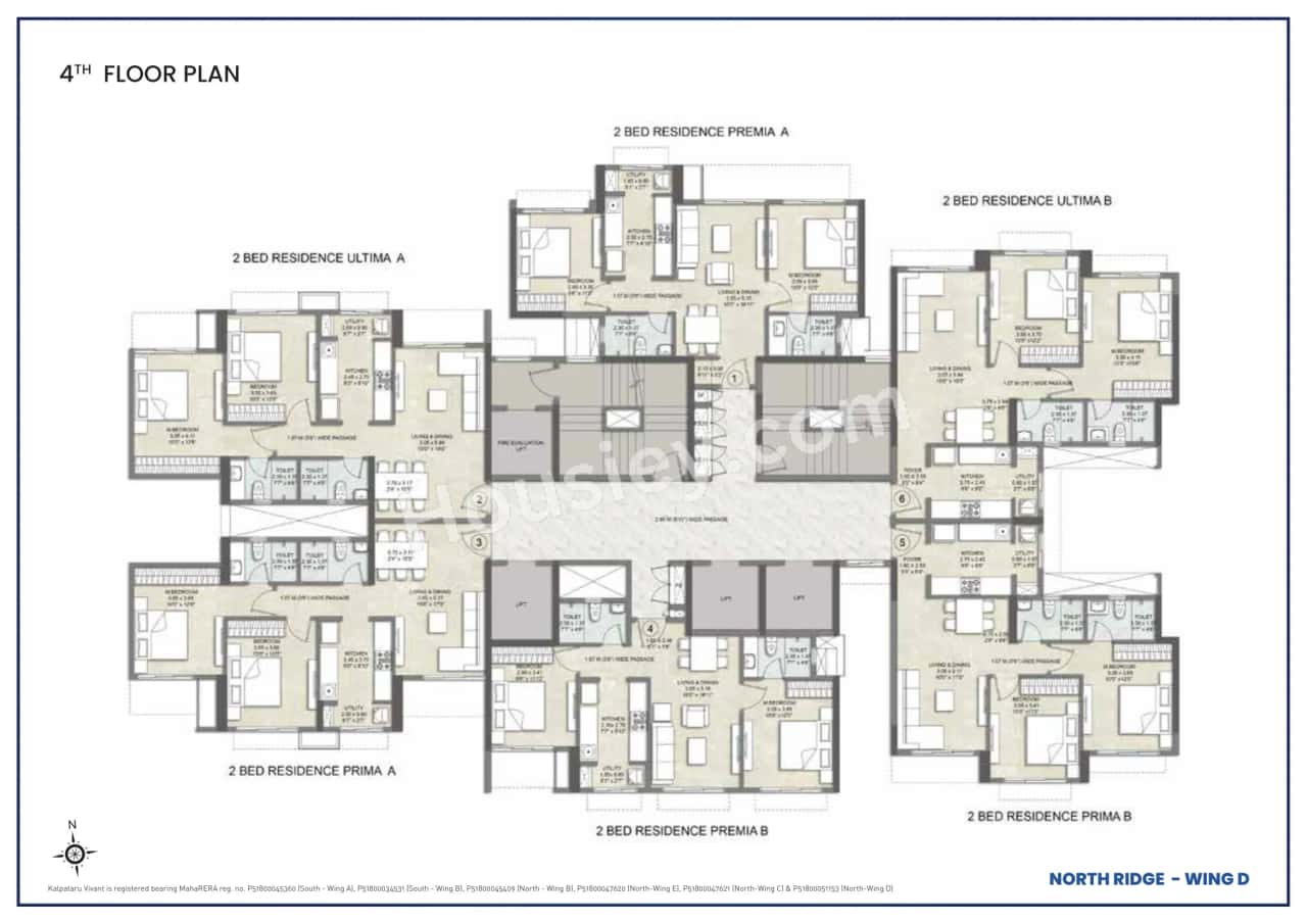 Kalpataru Vivant Floor plan 10